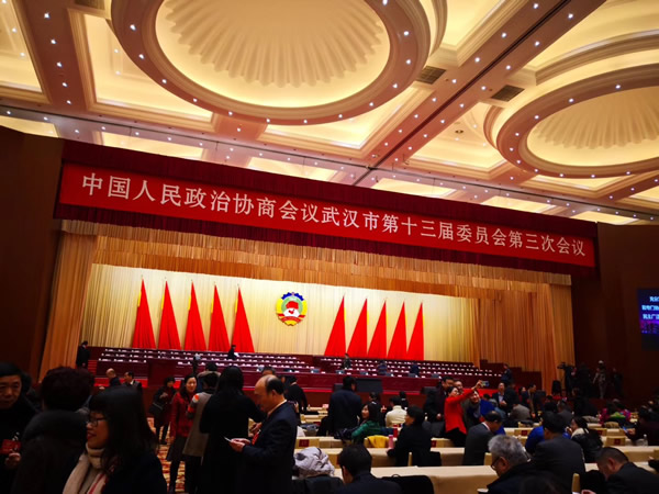 陈义红博士出席政协武汉市第十三届委员会第三次会议